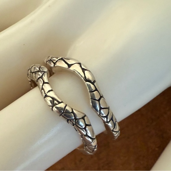 Sterling Silver Ring Guard / Enhancer / Wrap / Jacket - 2 Piece Size 9 - Picture 10 of 10